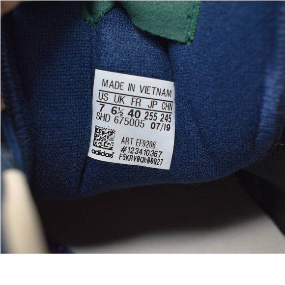 Adidas Supercourt Men's Sneakers Collegiate Navy Green EF9206 EUC Size 7 - Picture 11 of 11